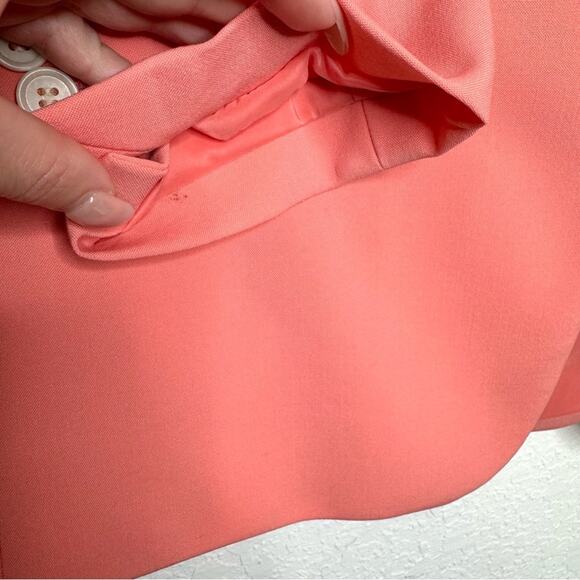 J. Crew Tollegno 1900 Italian Stretch Wool Long Parke Blazer #AJ897 Size 4 - Picture 9 of 11